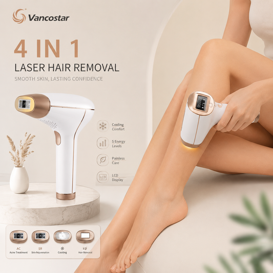 Painless Ice-Cooling IPL Laser Hair Remover