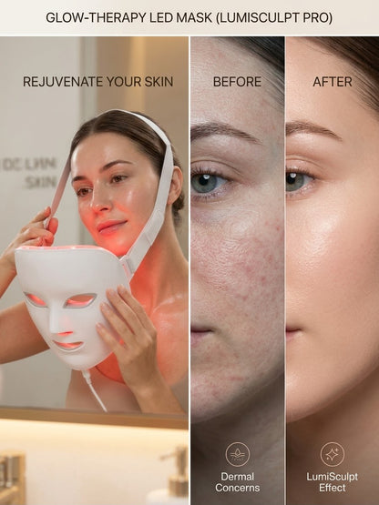 GlowPro™ 7-in1 LED Light Therapy Mask